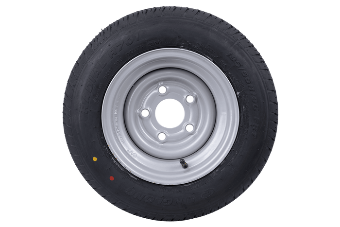 OUTLET Koło wzmacniane do przyczepy OPONA LINGLONG 195/55 R10C 98/96N FELGA UNITRAILER 6Jx10" 5x112 ET:-4