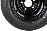 Megerősített pótkocsi kerék LINGLONG GUMIABRONCS 195/55 R10C 98/96N UNITRAILER FELNI fekete 6Jx10"H2 5x112 ET:-4