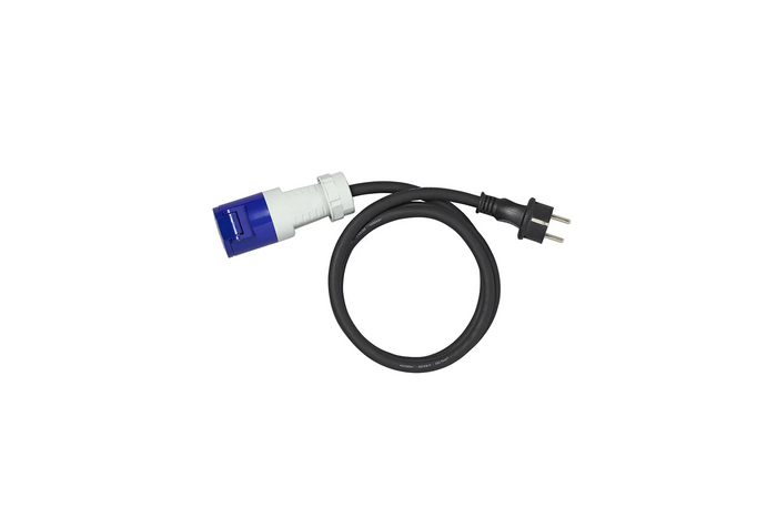 Adapter földelt csatlakozódugóval és CEE aljzattal 16A ProPlus 373527DE kábel 150cm