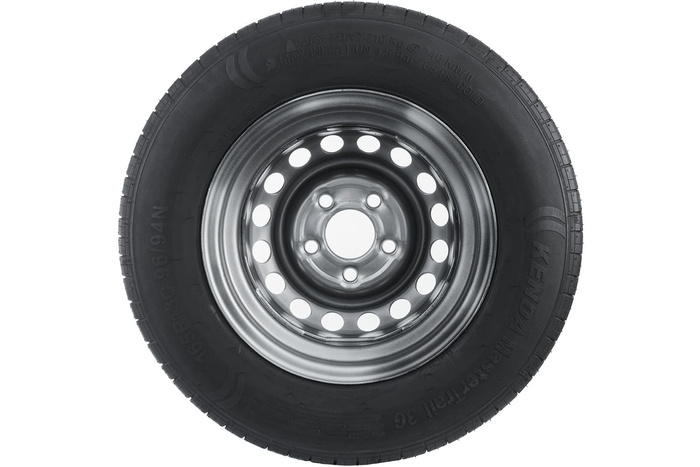 Megerősített pótkocsi kerék KENDA GUMIABRONCS 165/80 R13C 96/94N KENDA FELNI 4.5Jx13"H2 5x112 ET:30