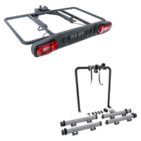 Inter Pack Re-Cargo vonóhorogra szerelhető plató + adapter 2 kerékpár szállításához
