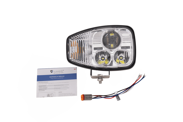 TT Technology TT.16610-P LED első lámpa 3 funkció 21xLED 4450lm jobb JCB/Cat/Manitou/Volvo/Terex