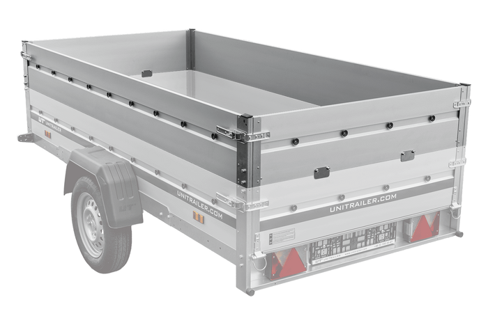 BIS alumínium oldalak UNITRAILER GARDEN 264 KIPP ALU és 264/2 KIPP ALU pótkocsikhoz