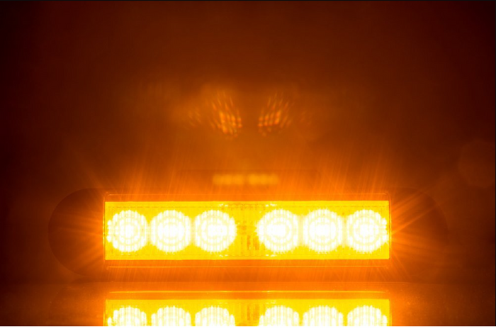 HORPOL LDO 2780 LED figyelmeztető lámpa, narancssárga villogó fény