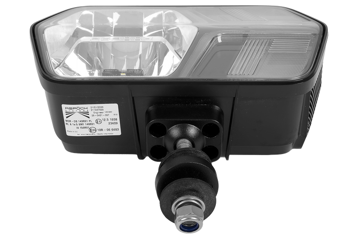 ASPÖCK LuxLED II LED első lámpa 7 funkció 6-pólusú DEUTSCH DT06-6S bal