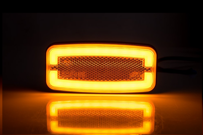 HORPOL LD 2762 LED-es helyzetjelző lámpa, narancssárga, univerzális