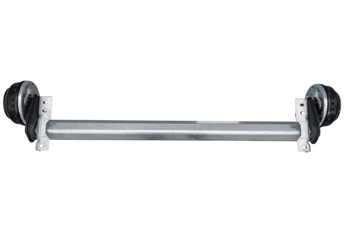 AL-KO COMPACT fékező tengely pótkocsihoz/szállítóhoz 1350kg 1200mm 1650mm 5x112