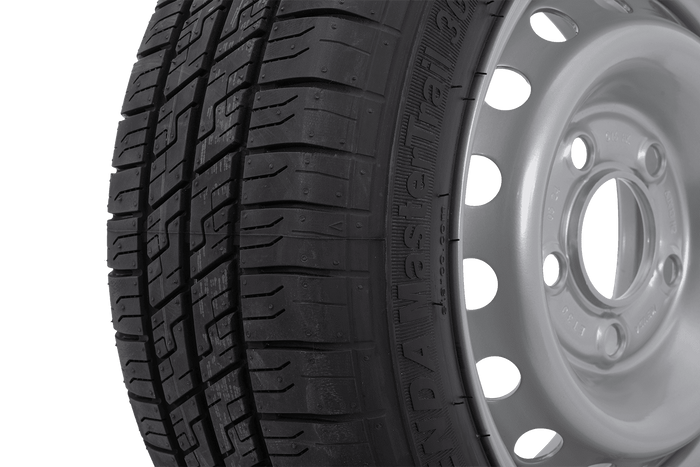 Megerősített pótkocsi kerék KENDA GUMIABRONCS 195/50 R13C 104/102N KENDA FELNI 6Jx13"H2 5x112 ET:30