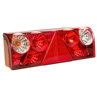 Hátsó lámpa ASPÖCK EUROPOINT II bajonettzáras 7 tűs ASS2 7 funkciós bal oldali