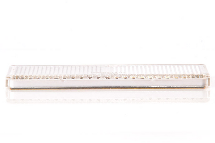 Téglalap alakú öntapadós reflektor BIAŁY WAŚ 96x42mm fényvisszaverő