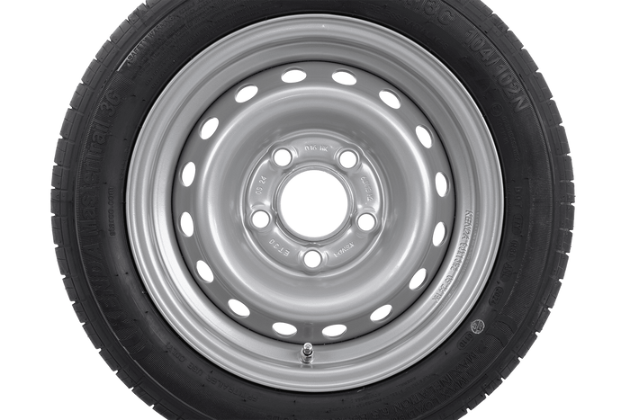 Megerősített pótkocsi kerék KENDA GUMIABRONCS 195/50 R13C 104/102N KENDA FELNI 6Jx13"H2 5x112 ET:30