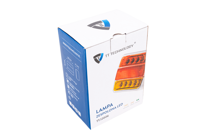 TT TECHNOLOGY TT.12006 LED hátsó lámpa 4 funkciós univerzális