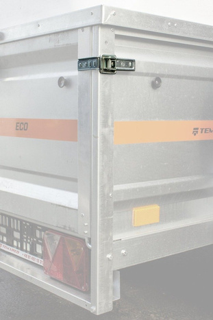 Oldalsó vonóhorog csattal WINTERHOFF BV 60-1 + BVG 60-A komplett pótkocsi oldalsó zárral