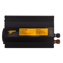 Feszültségátalakító 12V/230V (300/600W) KAMAR E1922