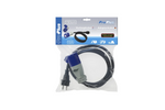 Adapter földelt csatlakozódugóval és CEE aljzattal 16A ProPlus 373527DE kábel 150cm