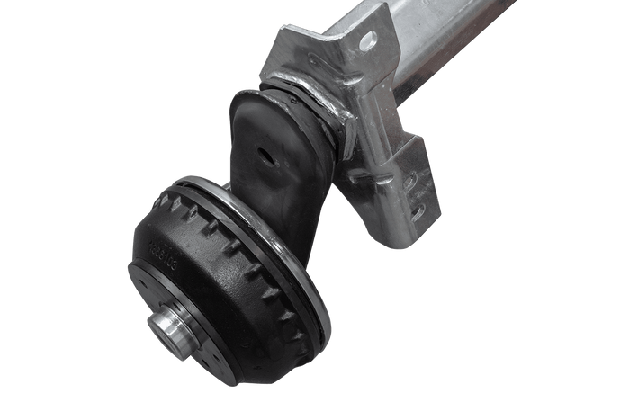 AL-KO COMPACT fékező tengely pótkocsihoz/szállítóhoz 1350kg 1350mm 1800mm 5x112