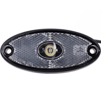 ASPÖCK FLATPOINT II LED-es helyzetjelző lámpa, univerzális fehér