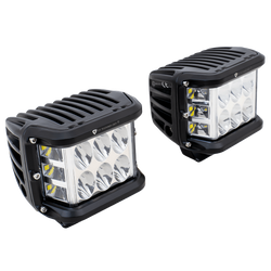 Két darabos LED munkalámpa szett, reflektorral TT TECHNOLOGY TT.13209 12xLED 2200lm