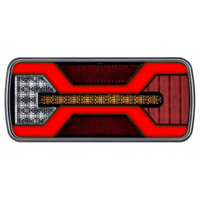 KAMAR X-SPIDER L2425 LED hátsó lámpa 5 funkciós univerzális