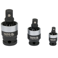 YATO YT-10642 Ütőcsatlakozó készlet 1/4", 3/8", 1/2" 3 részes.