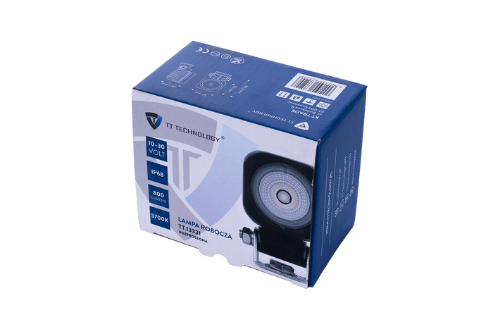 LED munkalámpa reflektor TT TECHNOLOGY TT.13331 1xLED 800lm négyzet alakú