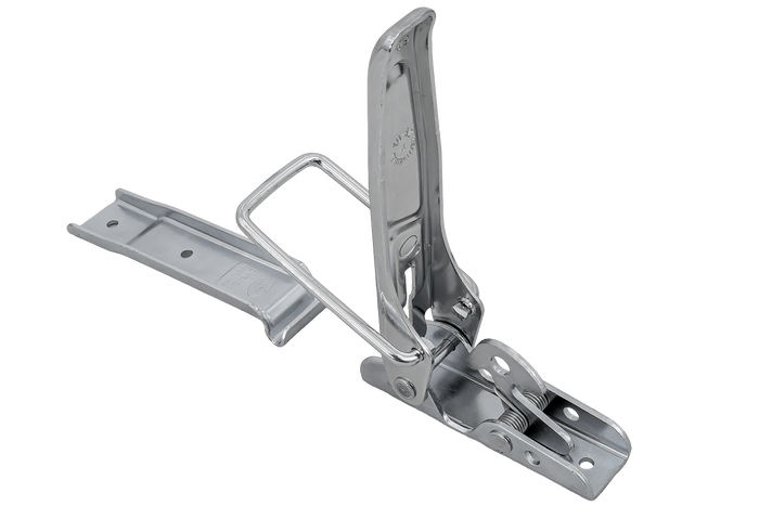 Oldalsó vonóhorog STEELPRESS ZB-01+Z-02 rögzítővel a pótkocsi teljes oldalsó zárásához