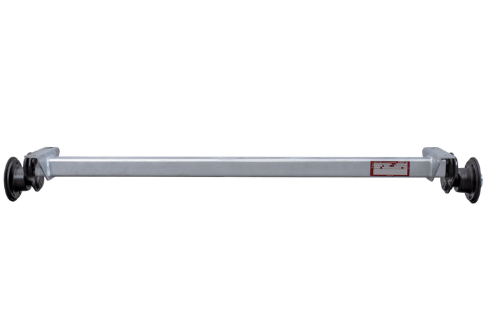 KNOTT VG7-L fékezetlen pótkocsi tengely 750kg 1260mm 1565mm 5x112