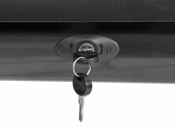 Inter Pack Traxer 8.6 tetőbox, fekete metálfényezéssel