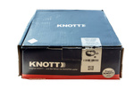 KNOTT fékdob csapággyal pótkocsi tengelyhez 1350kg 200x50 5x112