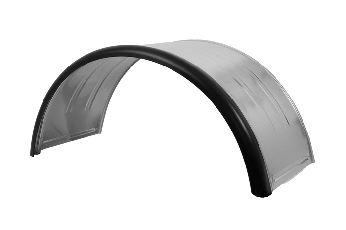 Dupla sárvédő pótkocsihoz 15-16" DOMAR DK7115 kerékív 880/400mm fém gumi szegéllyel