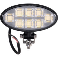 LED munkalámpa reflektor TT TECHNOLOGY FEKETE TT.13417 160xLED 8900lm ovális