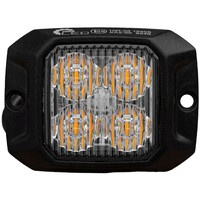 TruckLED LW0043 sárga villogó stroboszkóp figyelmeztető lámpa