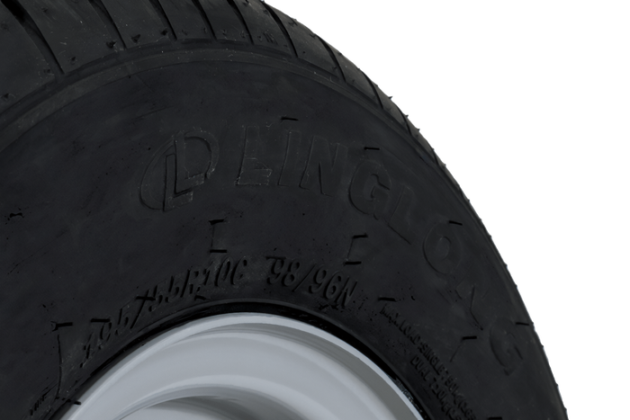 Megerősített pótkocsi kerék LINGLONG GUMIABRONCS 195/55 R10C 98/96N UNITRAILER FELNI 6Jx10"H2 5x112 ET:-4