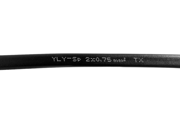 TEXSIM YLY-Sp 2x0,75 kéteres lapos elektromos kábel - 1m