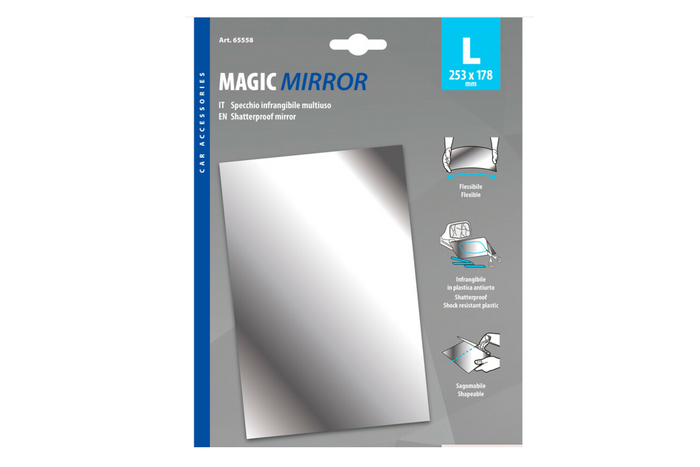 Öntapadós tükör LAMP Magic-Mirror L 253x178mm