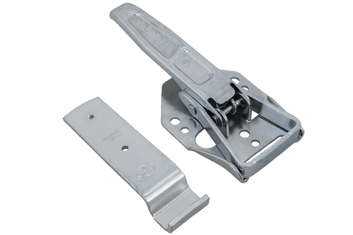 Oldalsó vonóhorog STEELPRESS ZB-04+Z-01A rögzítővel a pótkocsi teljes oldalsó lezárásához