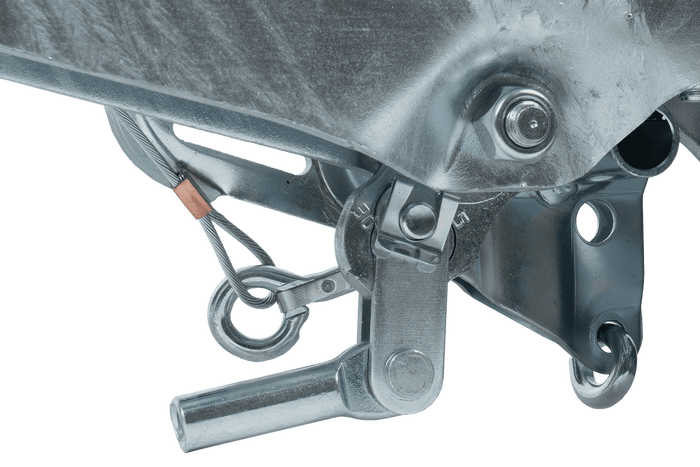 AL-KO 251S ráfutószerkezet AK270 vonóhoroggal 2600 kg-os pótkocsihoz, négyszögletes vonórúddal