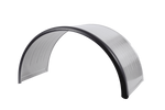 Dupla sárvédő pótkocsihoz 17.5-19.5" DOMAR DK7140 kerékív 1000/500mm fém gumi peremmel