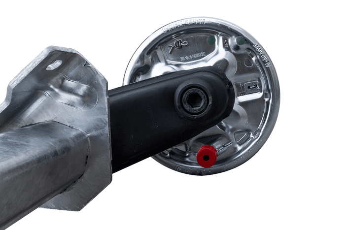 AL-KO COMPACT fékezős hajóutánfutó tengely 1000kg 1355mm 1870mm 5x112