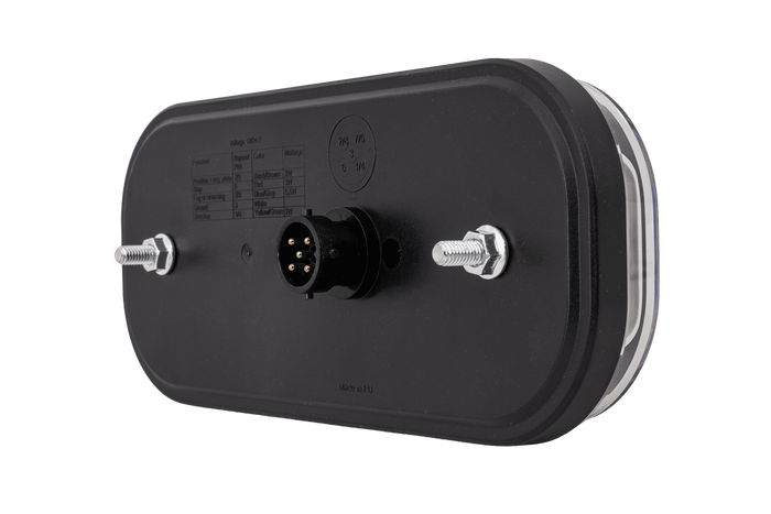 FRISTOM FT-230 LED hátsó lámpa bajonettzárral, 6 funkciós, univerzális
