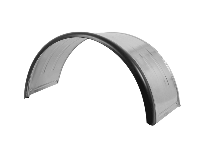 Dupla sárvédő pótkocsihoz 15-16" DOMAR DK7120 kerékív 880/400mm fém gumi szegéllyel