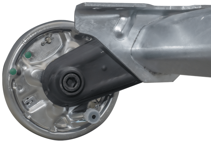 AL-KO COMPACT fékező tengely pótkocsihoz/szállítóhoz 1350kg 1650mm 2100mm 5x112