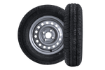 Két kerék szett utánfutóhoz KENDA GUMIABRONCS 155/80 R13 84N KENDA FELNI 4Jx13"H2 4x100 ET:30