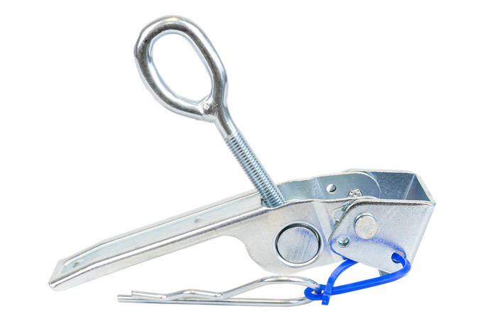 UNITRAILER pótkocsi vonóhorog, csat, csuklós oldalsó zár