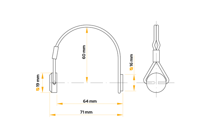 WINTERHOFF BSCHG 10-17-B pótkocsi oldalsó zsanércsavar