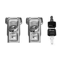 Két darabos WINTERHOFF BVS 60-1 pótkocsi oldalsó kampókészlet a pótkocsi oldalának kulccsal történő lezárásához