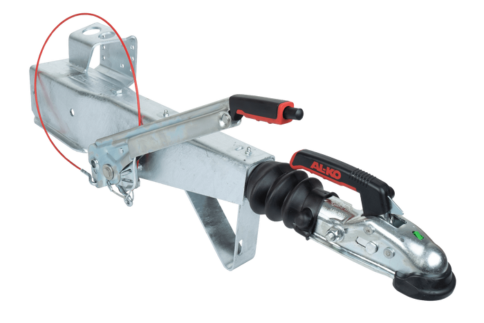 AL-KO 161S ráfutószerkezet AK161 vonóhoroggal 1600 kg-os pótkocsihoz, négyszögletes vonórúddal