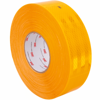 3M sárga öntapadós fényvisszaverő kontúrszalag - 1 méter