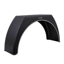 Utánfutó sárvédő 15-17,5" DOMAR DK3112 lapos kerékív 950/280mm fehér díszléccel