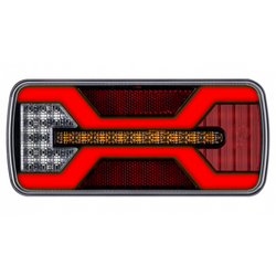 KAMAR X-SPIDER L2425 LED hátsó lámpa 5 funkciós univerzális